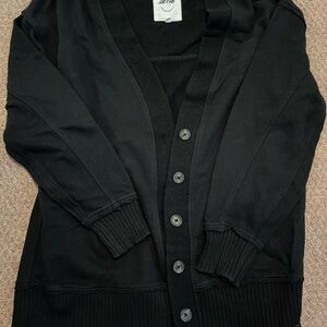 Aerie Classic Black Cardigan Sweater